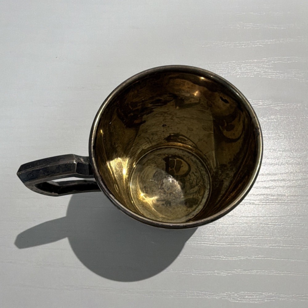 WFR Sterling Silver (.925) Cup Monogram BR Marked 512 43.41g