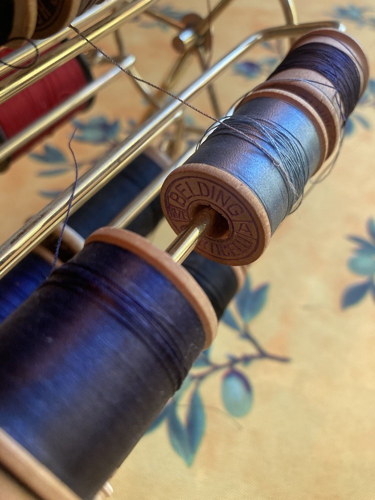 Vintage Thread Carousel With Vintage Thread