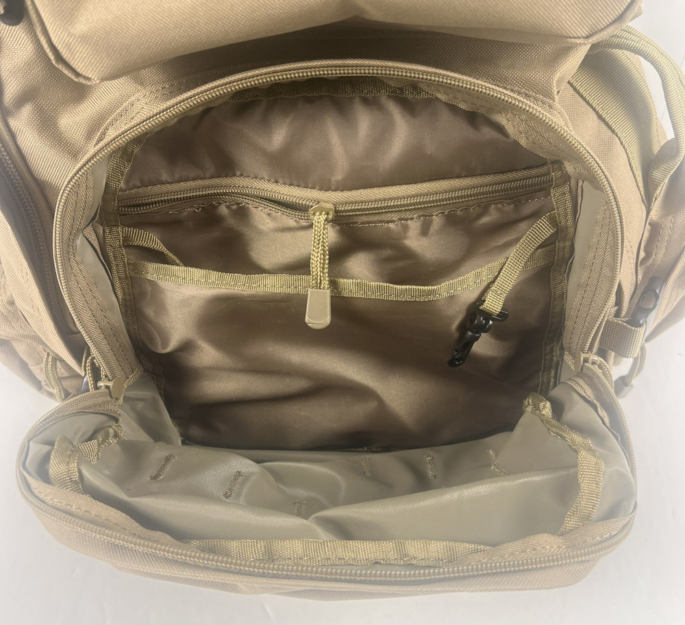 Allen Tactical Backpack Tan Hydration Compatible Adjustable Strap LE Military