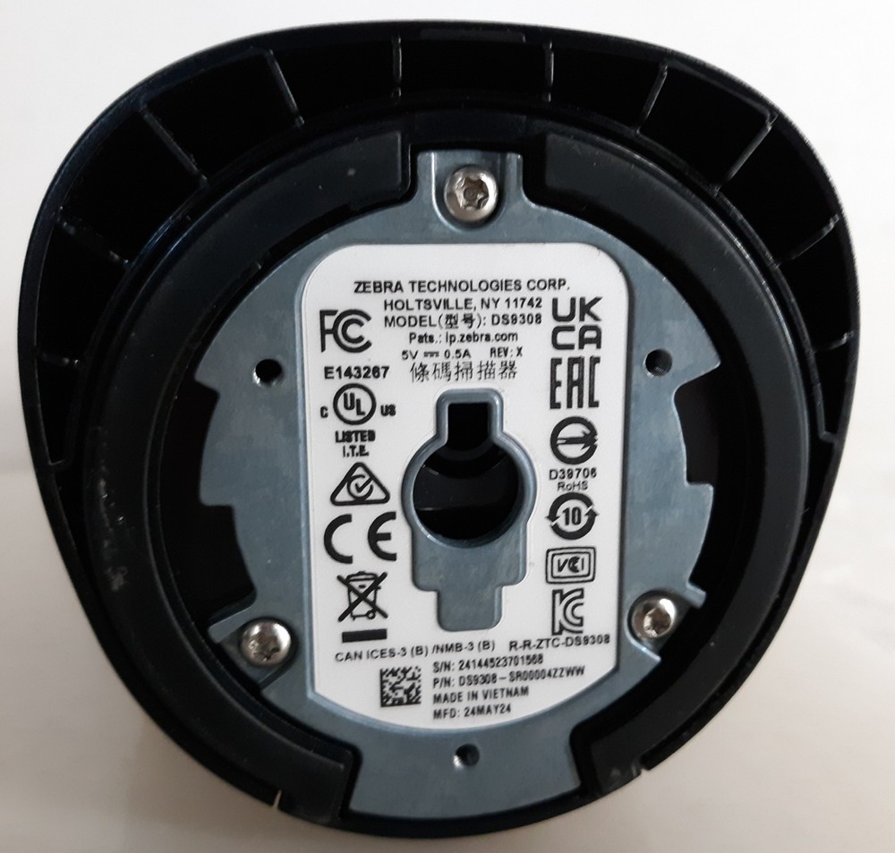 Zebra DS9308 SR00004ZZWW Barcode Scanner *UNIT ONLY*