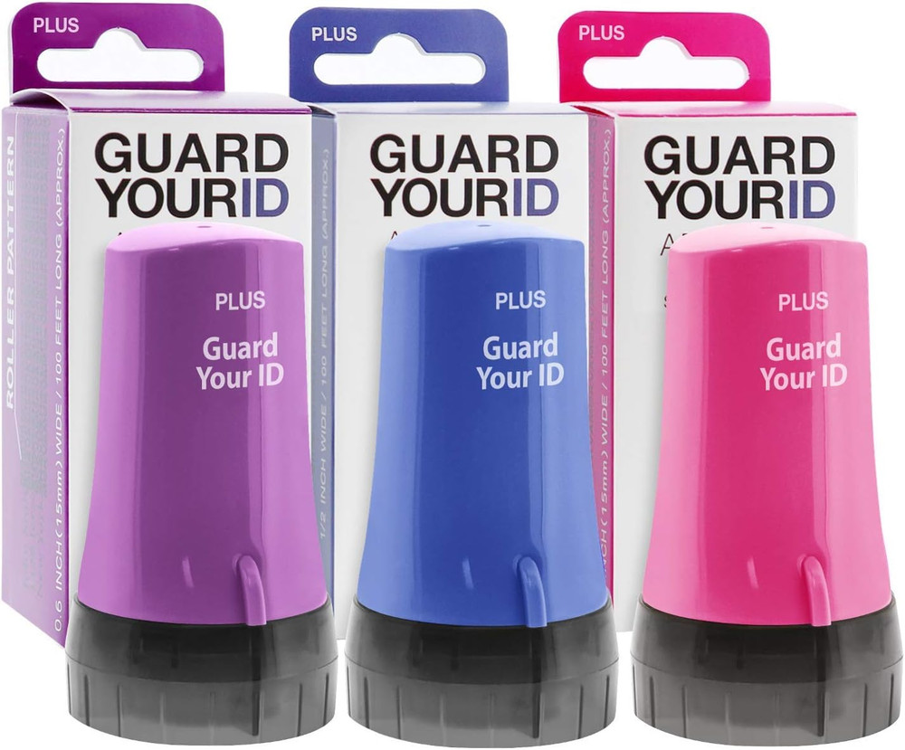 Guard Your ID Identity Theft Prevention Stamp Advanced Roller Combo Pack, 60169