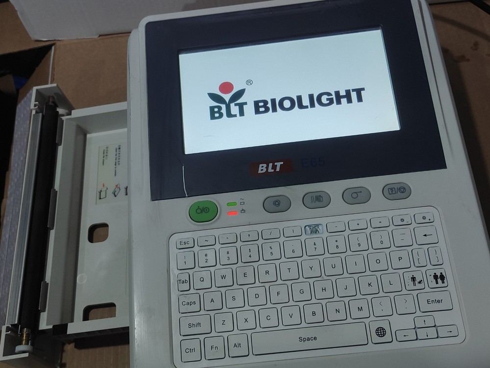 electrocardiograph Digital Biolight E65 ECG Machine 12 Channel ECG Machine