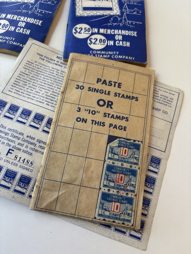 7 Community stamp Books 1953