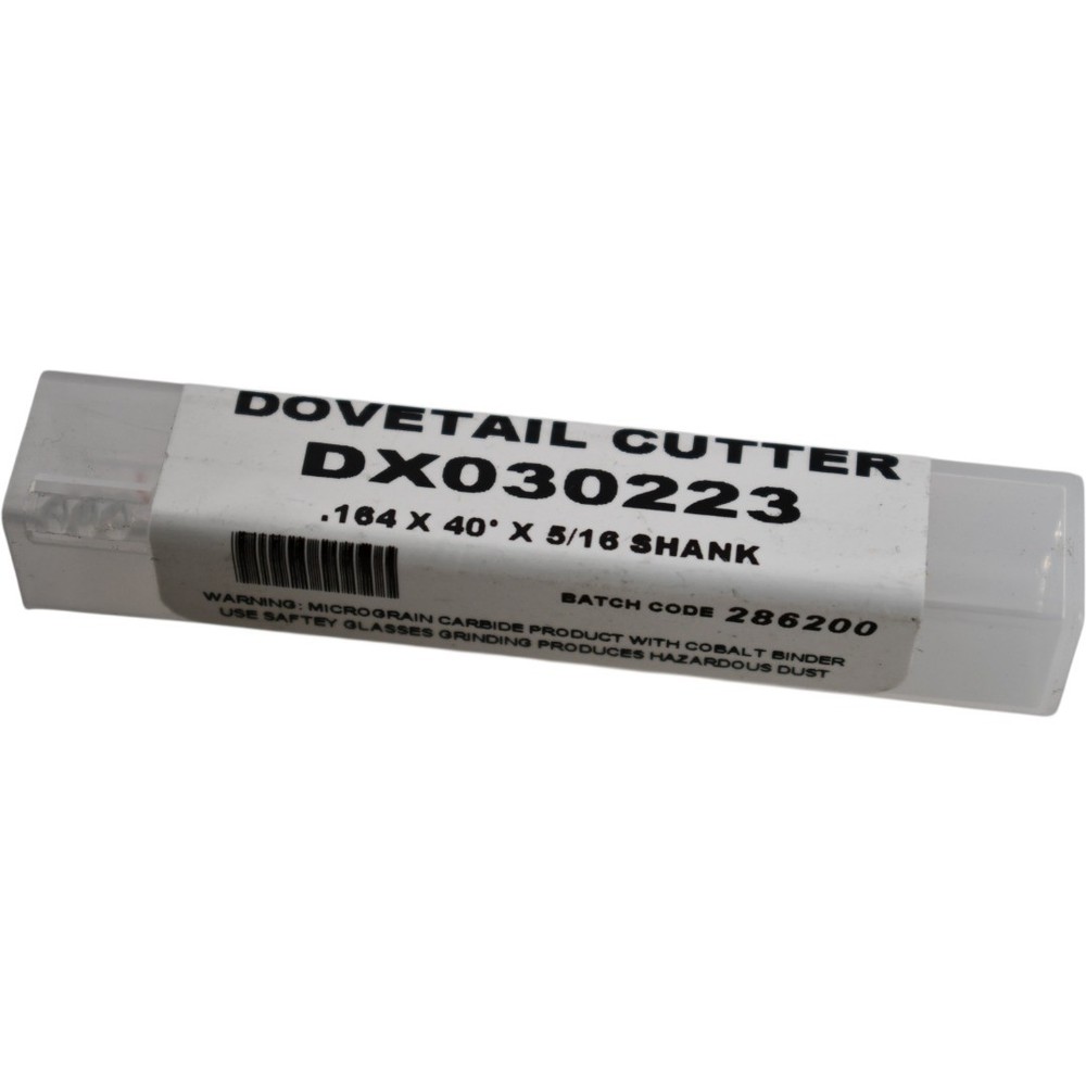 NEW Internal Tool DX030223 Solid Carbide Dovetail Cutter .164 x 40 Deg