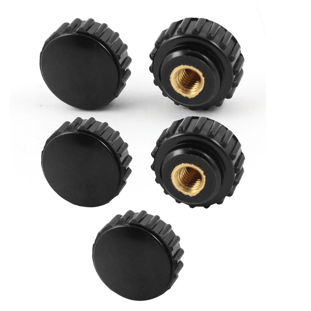 5 Pcs Mechanical Tool 6mm Female Thread Diameter Clamping Knobs Replacing Parts
