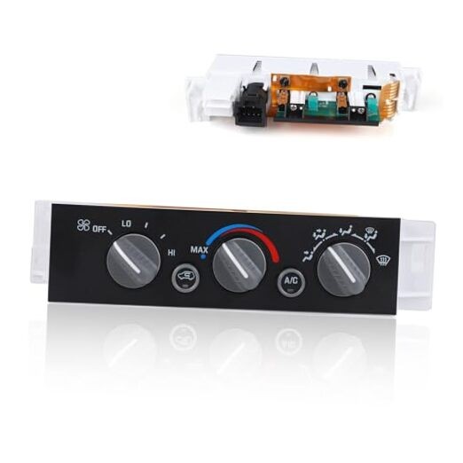 599-007 AC Heater Climate Control Switch Panel Module Without Rear Window