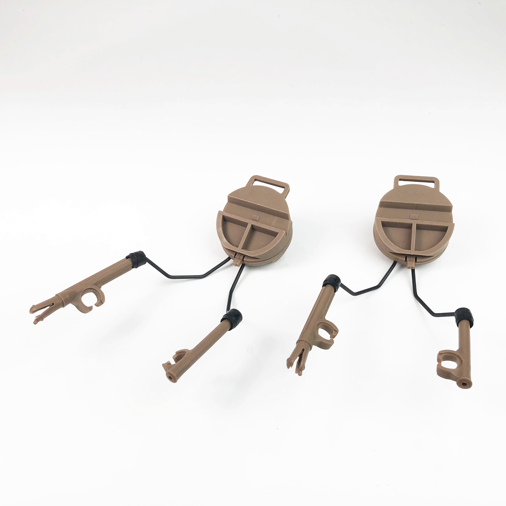 Helmet ARC Rail Adapter for Peltor Comtac Headset Ear Protection Pop-Out Rotate