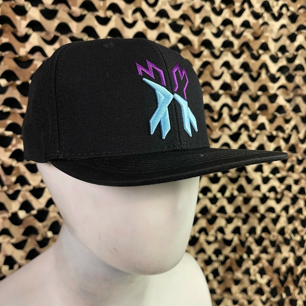 NEW HK Army Split Snap Back Hat - Black/Blue/Purple