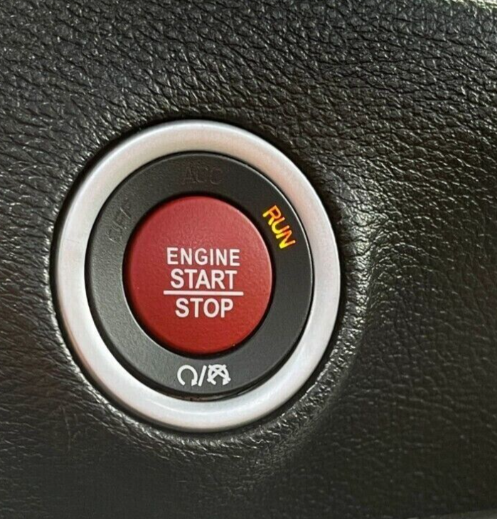 15-2023 DODGE CHALLENGER CHARGER 300 PERFORMANCE RED PUSH START BUTTON OEM MOPAR