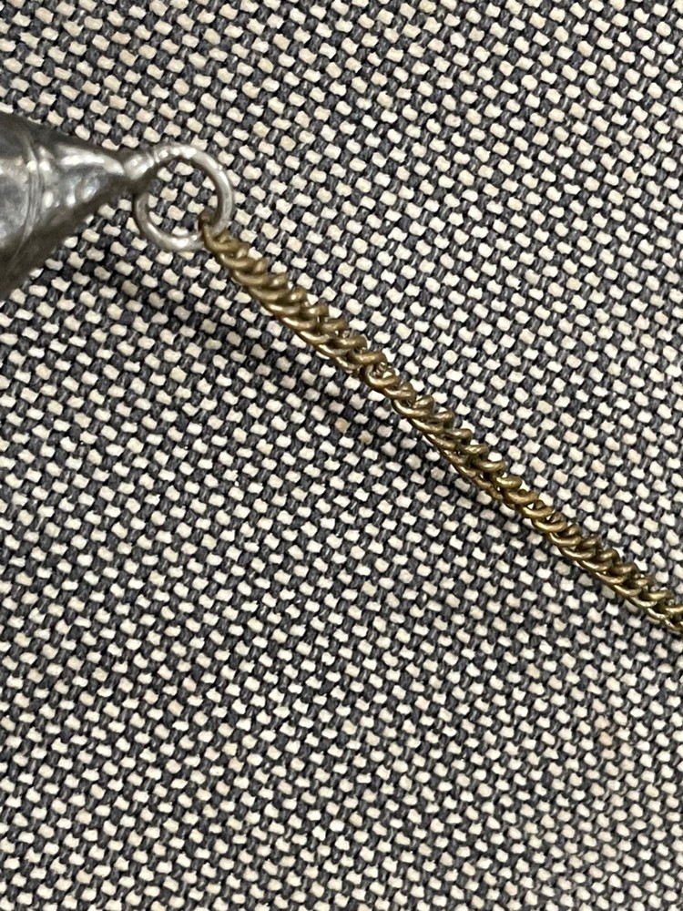 Vintage Antique Silver Played Coin Purse / Pillow Purse w/ Scrolling Design