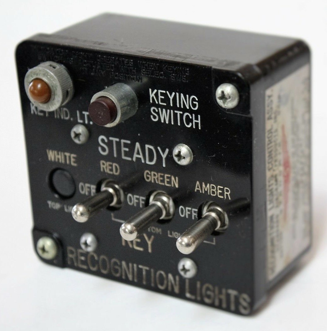 IFF Friend or Foe Identification Switch Box, NOS, WWII Aviation INS-0116