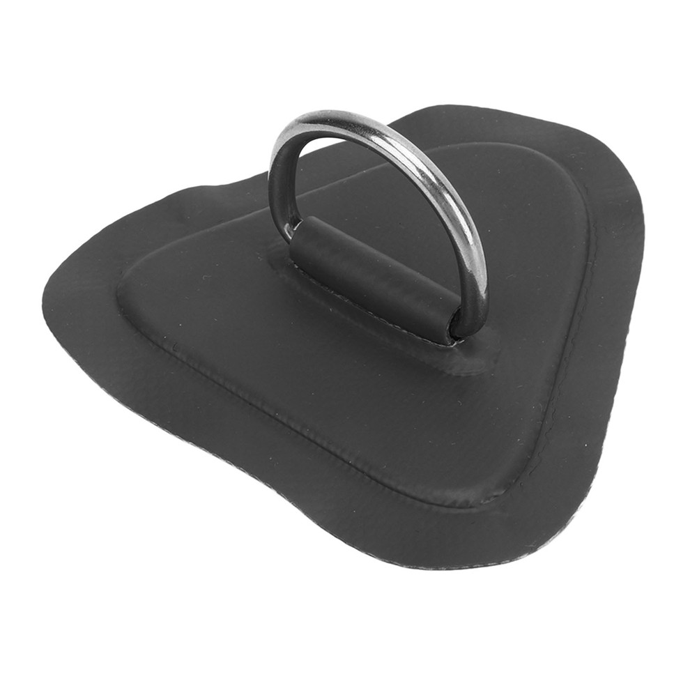 BLACK 4 Pcs D Patch Stainless Steel D Pad For Inflatable Surfboard