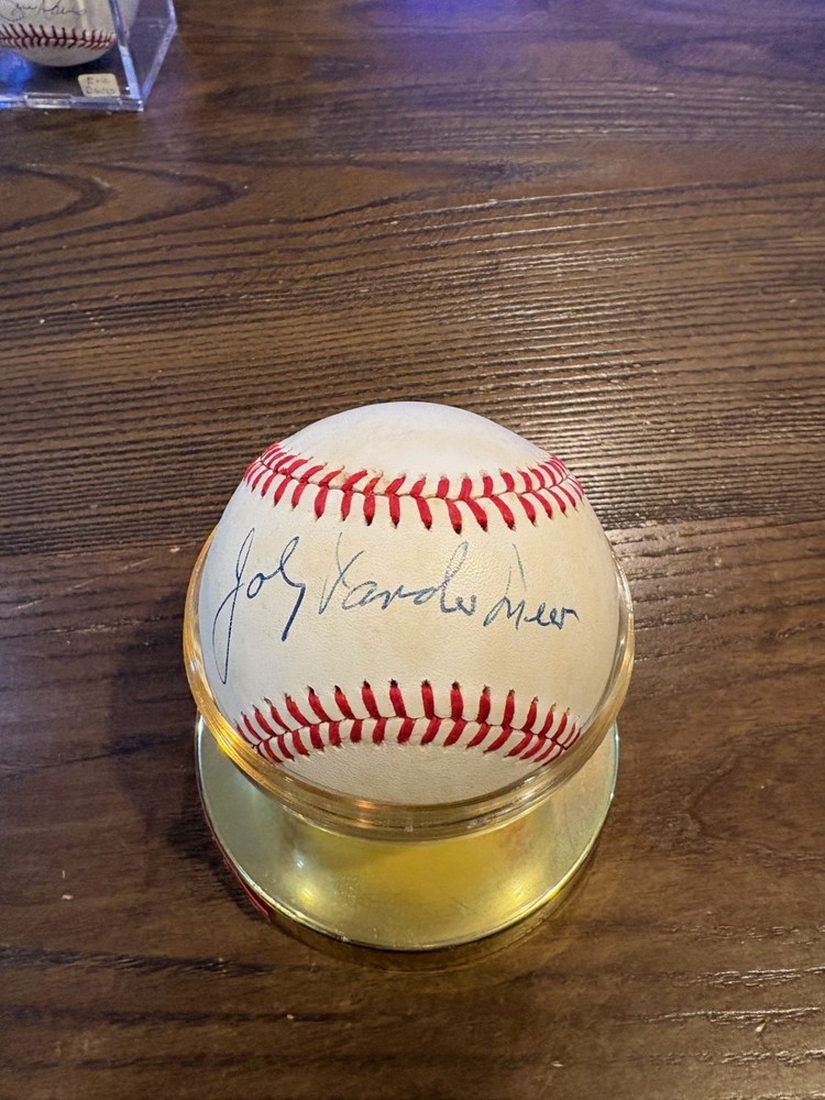 JOHNNY    VANDEER   MEER       MLB        SIGNED     BASEBALL