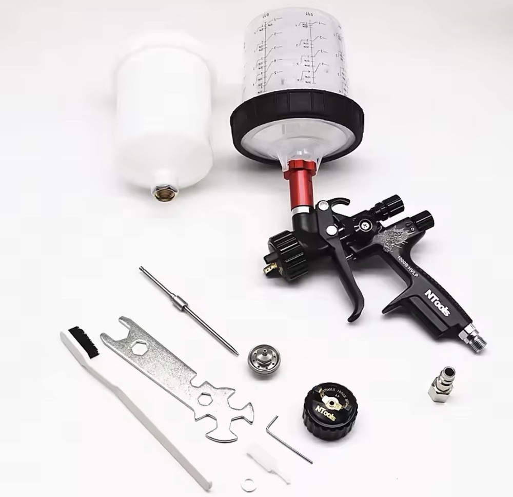 NT Tools 1000B HVLP Spray Gun – Complete Kit