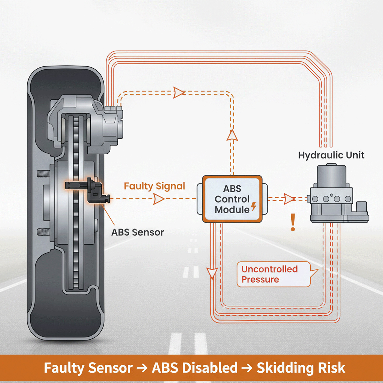 4X ABS Wheel Speed Sensors for Toyota Tundra 2007-2017 Driver & Passenger Sides