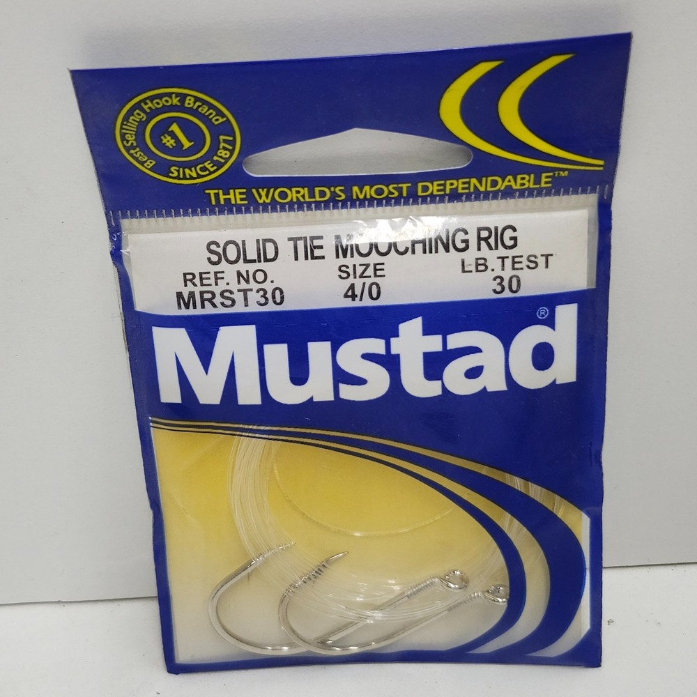 Mustad Solid Tie Mooching Rig MRST30 Size 4/0 30 LB Test