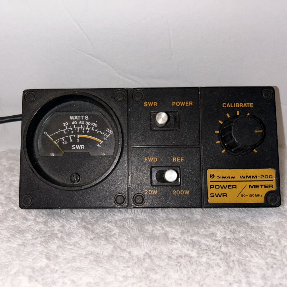 Swan WMM-200 VHF Wattmeter With Remote Coupler