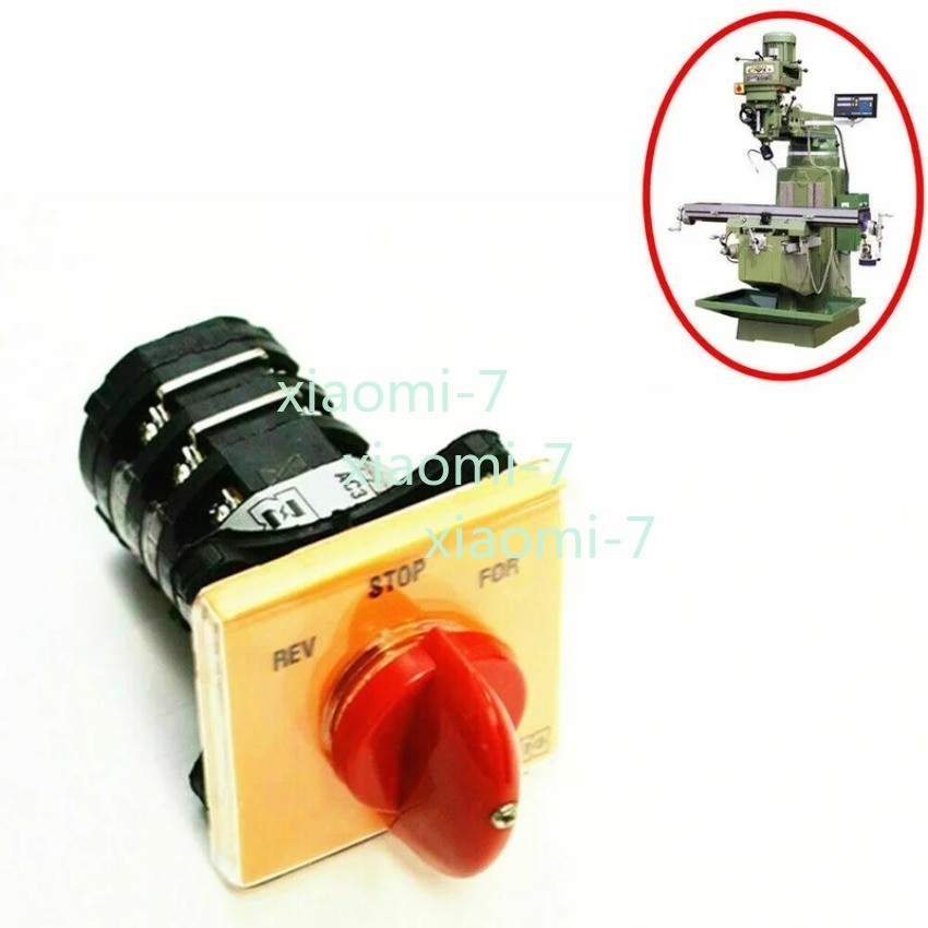 Milling Machine Part Forward Reverse 3 Phase Motor Mill Switch  3-Section Switch