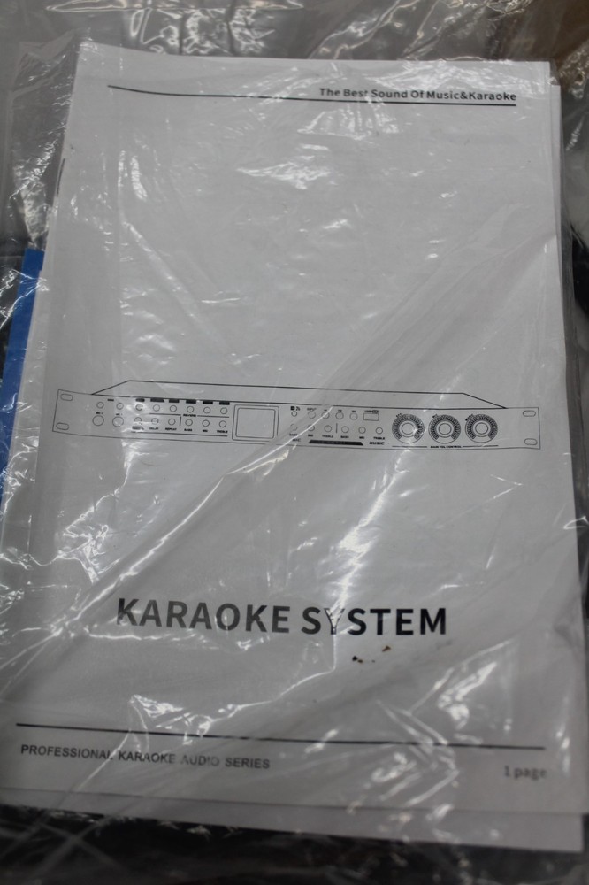 LX9 Professional KTV Digital Pre-stage Effector Anti-howling Audio Processor USB