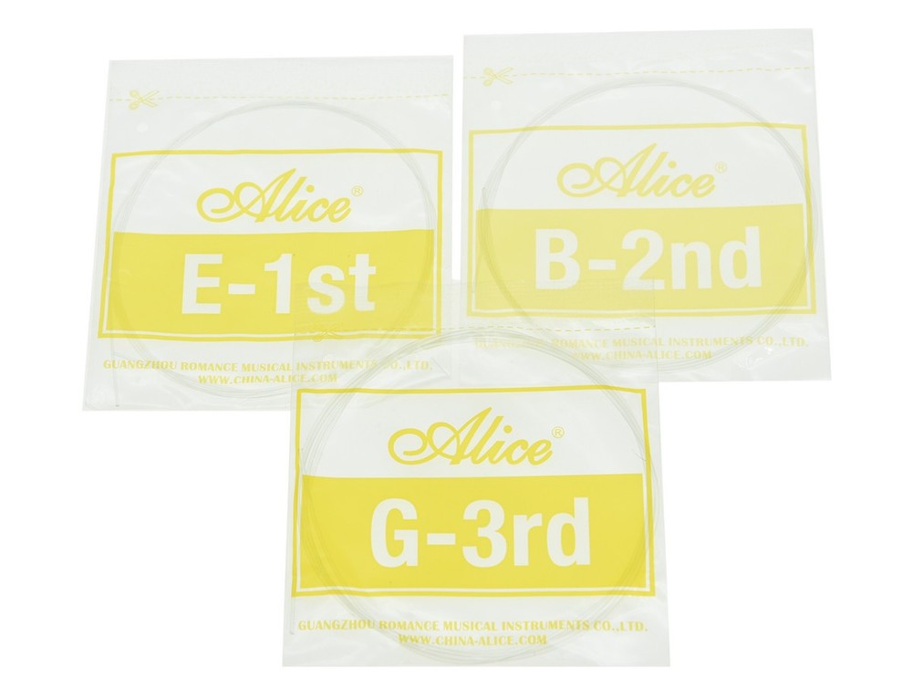 5-PACK Alice Clear Nylon Classical Guitar String Hard Tension Guitar Strings Set