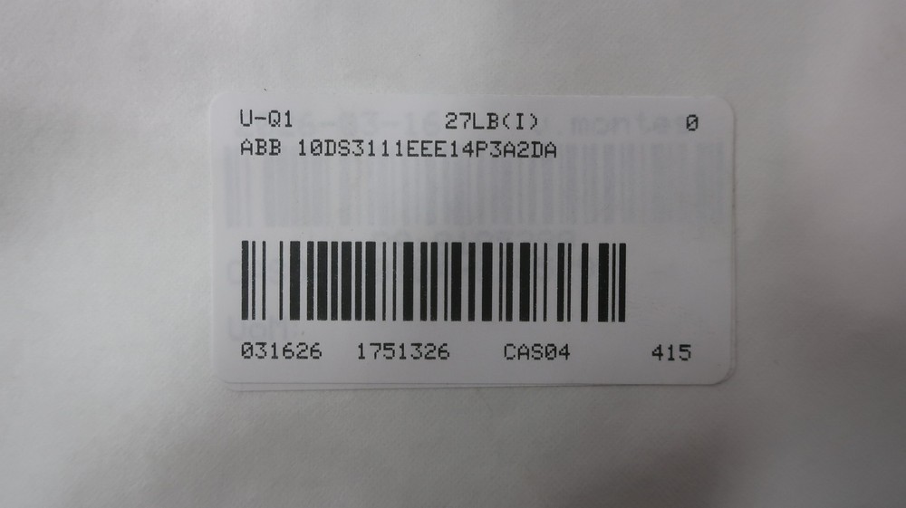 Abb 10DS3111EEE14P3A2DA Magnetic Flow Meter 3in