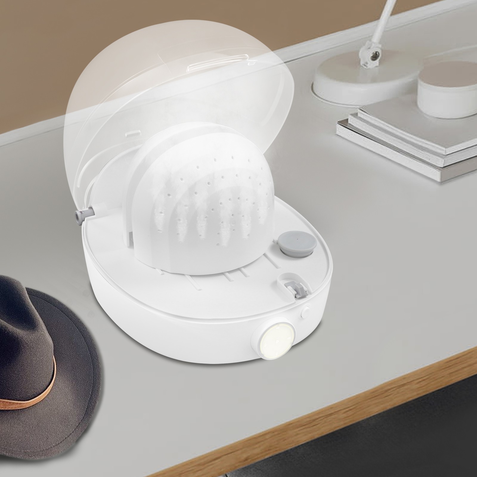 Cap Care Machine for Iron and Dry Restore Misshapen Hat/Cap Natural Shape 1000W