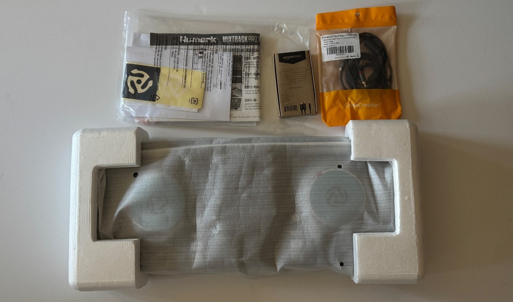 Numark Mixtrack Pro 3 DJ Controller with accessories