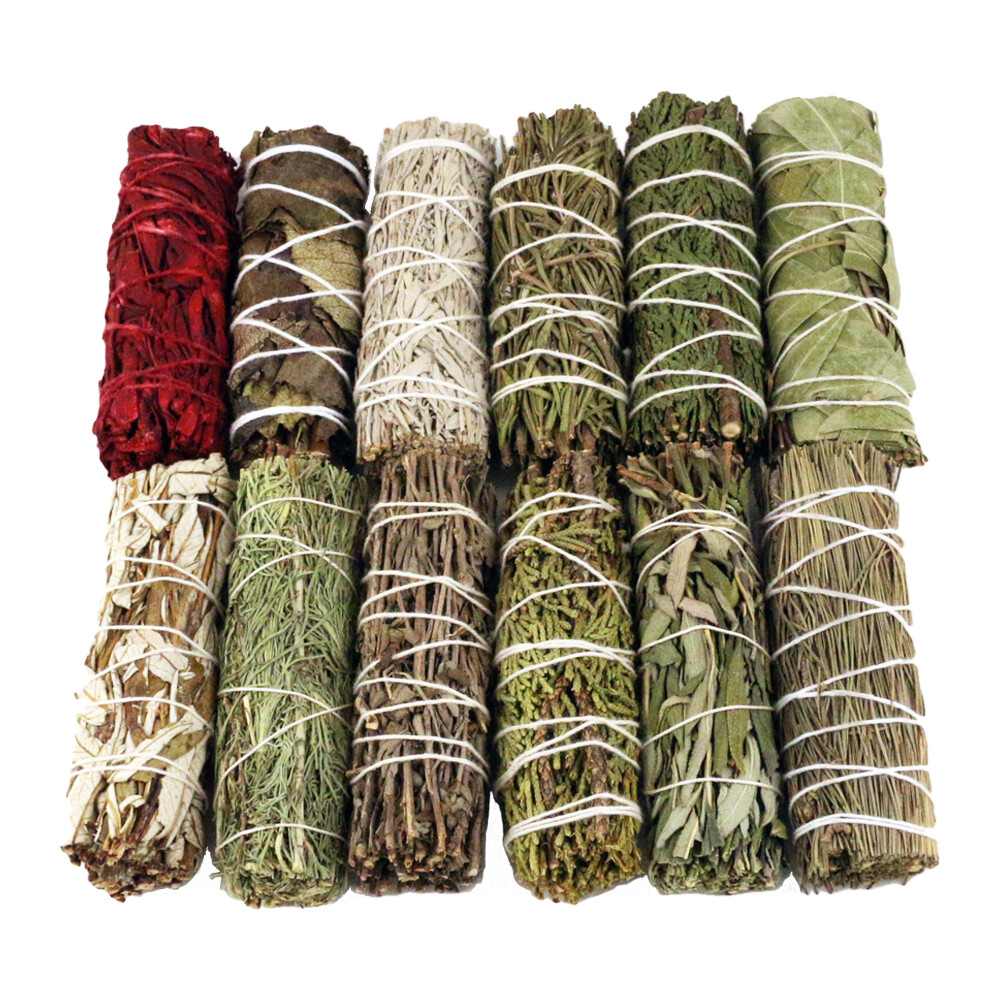 12 Pack Variety Sage Bundle Set | USDA Organic Smudging Sticks Assorted Gift Set