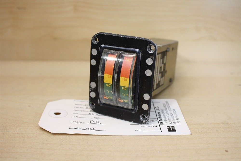 Lear Avia Corp Battery Temp Indicator 800496H-OTL