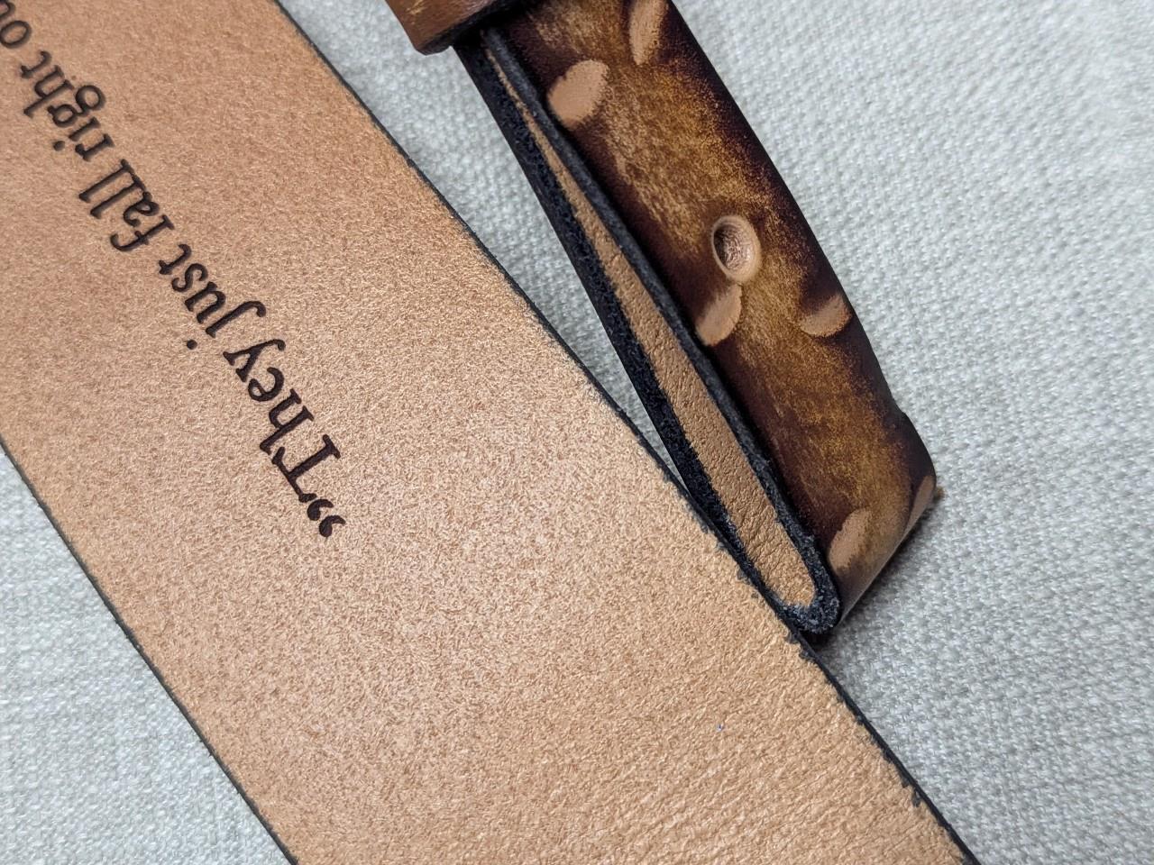 vintage CUSTOM cowhide leather TOOLED deer hunting RIFLE SLING gun belt CRAIG