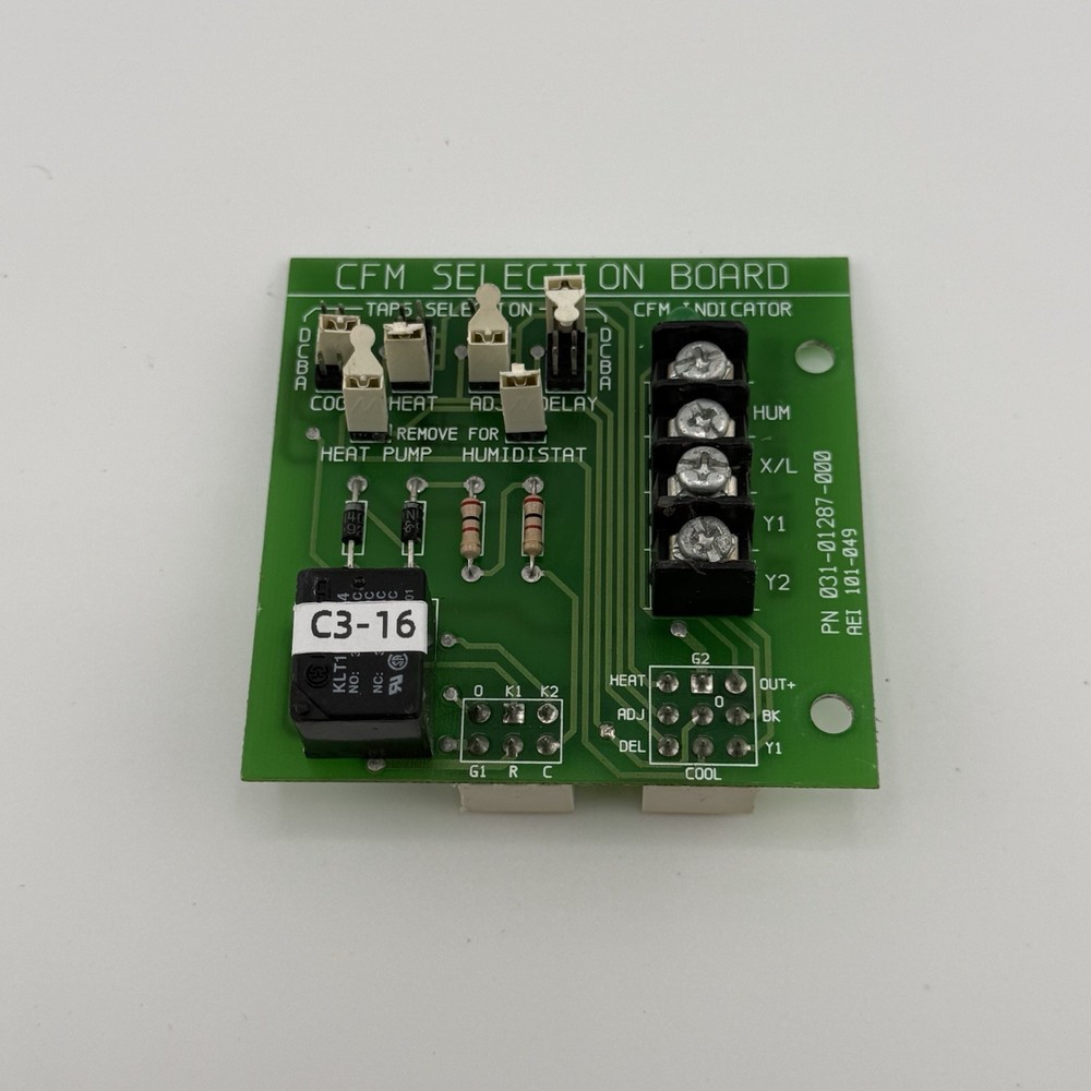 York CFM Selection BOARD 031-01287-000
