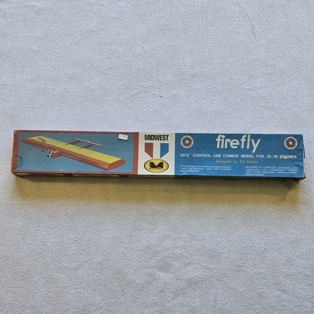 Midwest Firefly Control Line Vintage Model Airplane Kit