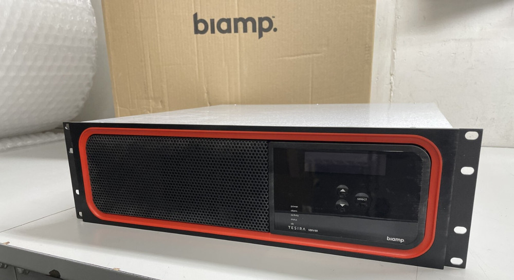Biamp Tesira SERVER Pro Audio Digital Network Server Configurable Audio DSP