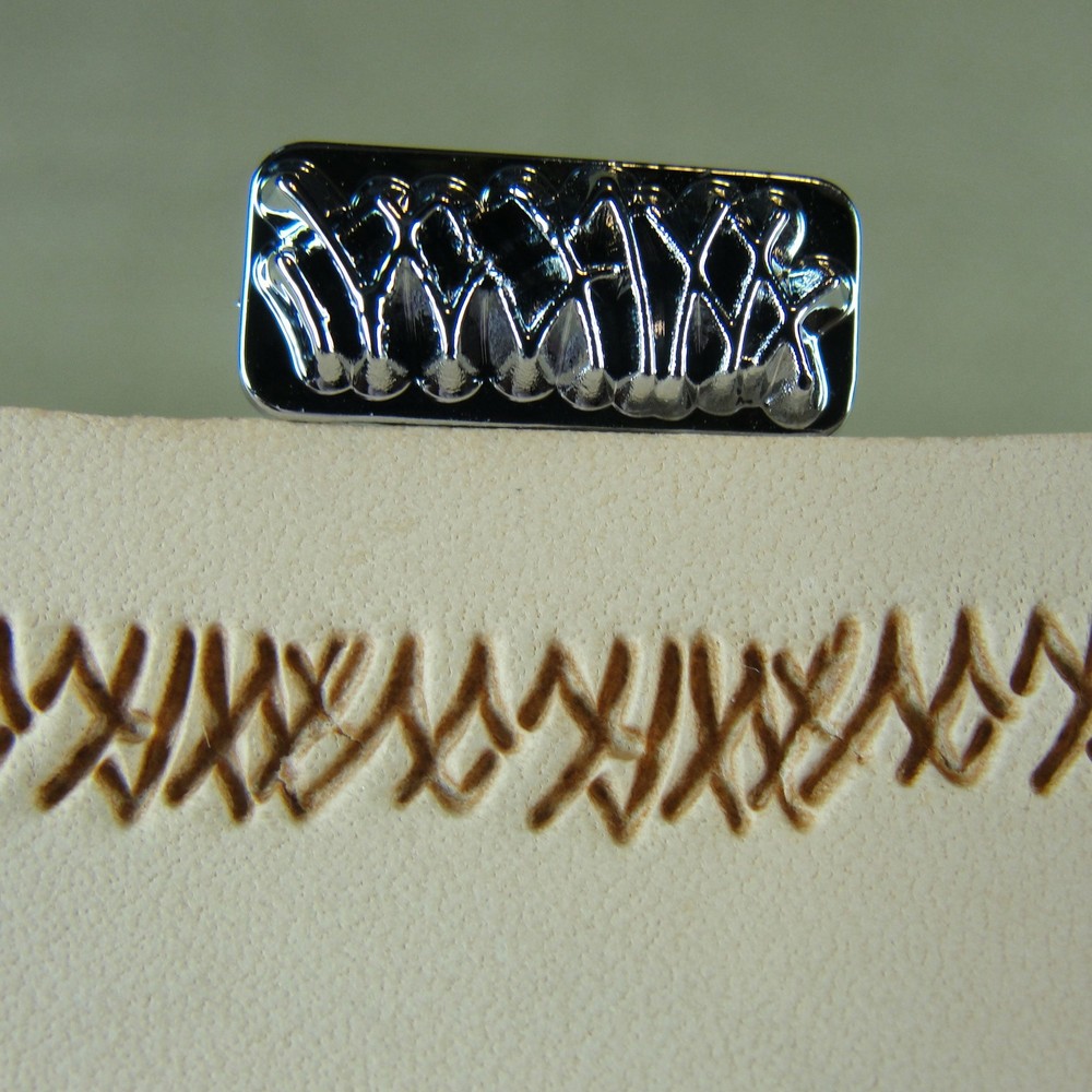 Leather Stamping Tool - F111 Short Grass Stamp