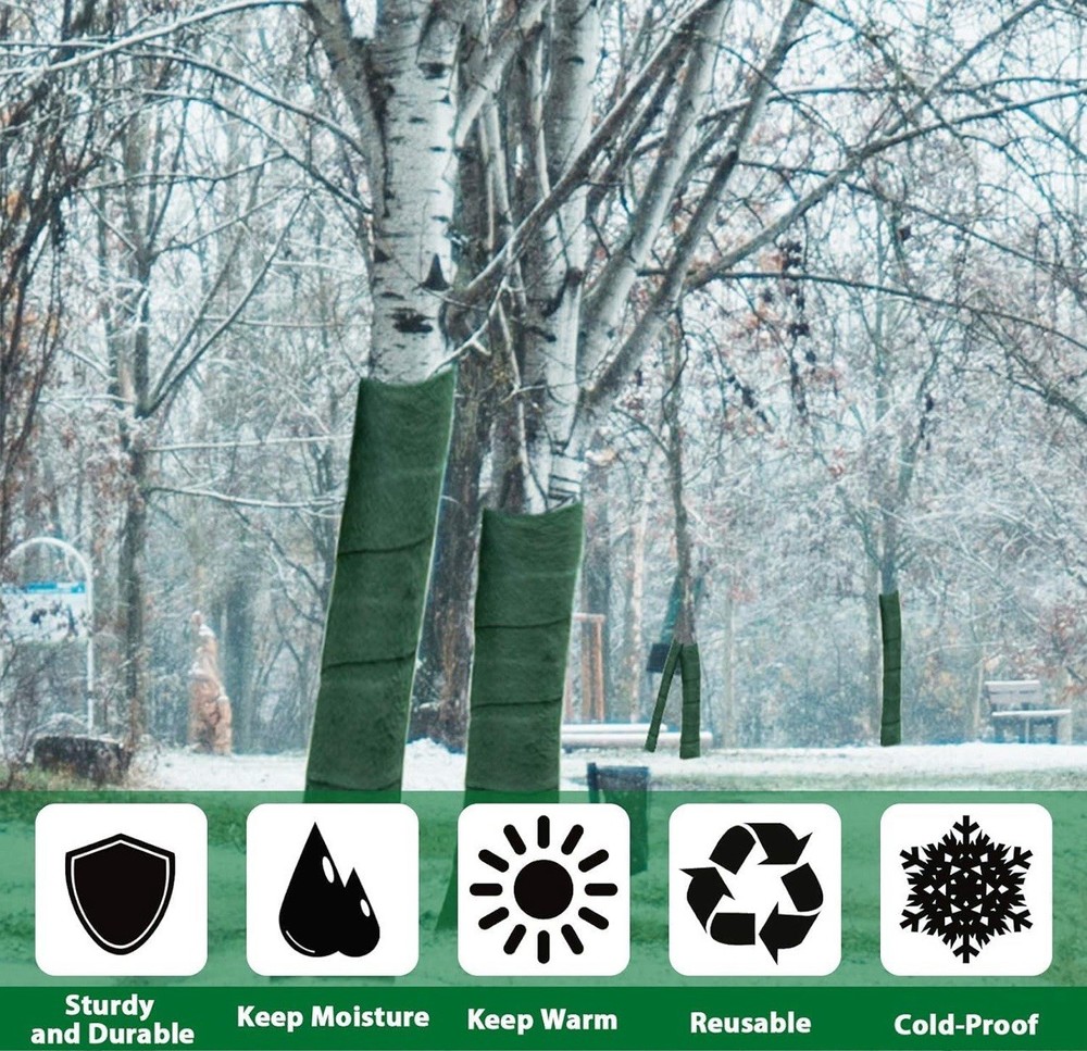 （2 Pack） Tree Protector Wrap - 50 Feet Winter-Proof Tree Trunk Guard, Shrub Plan