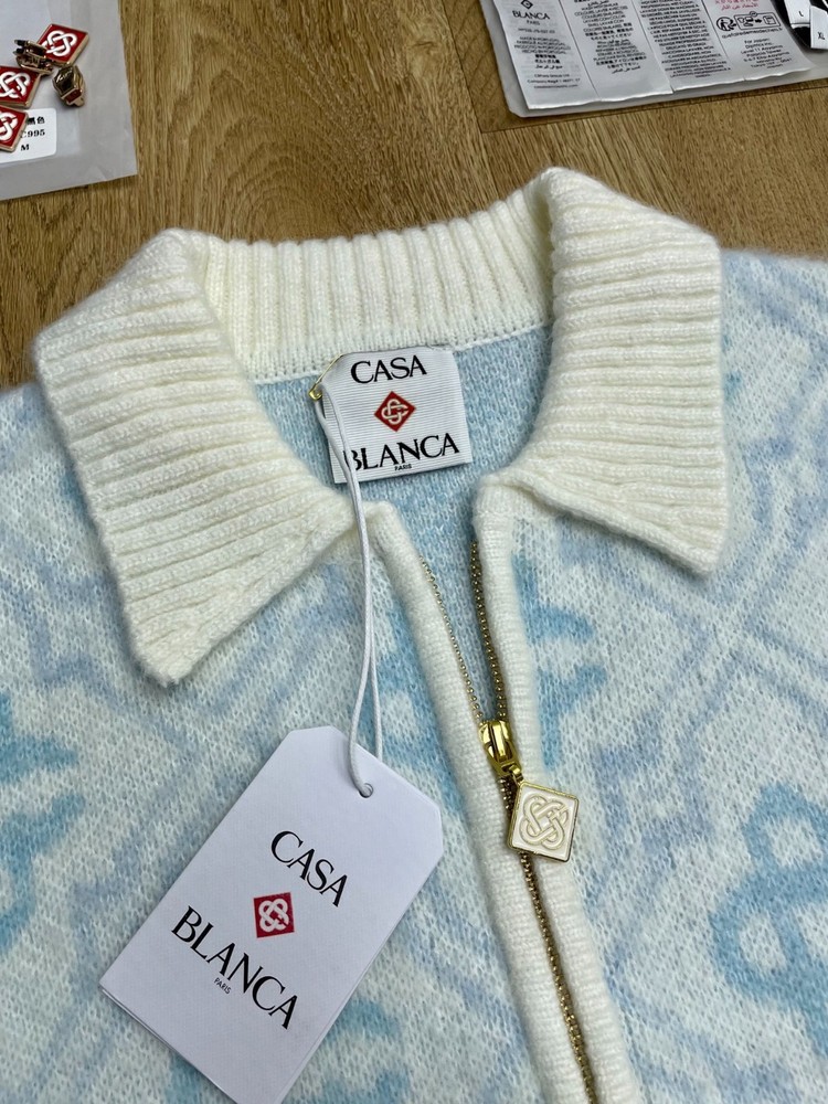CASABLANCA Zippered Thick Jacket