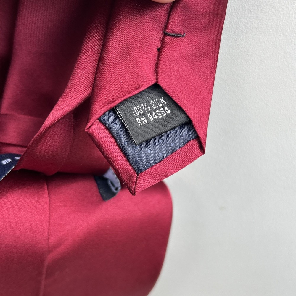 Robert Stock Red Silk Classic Tie