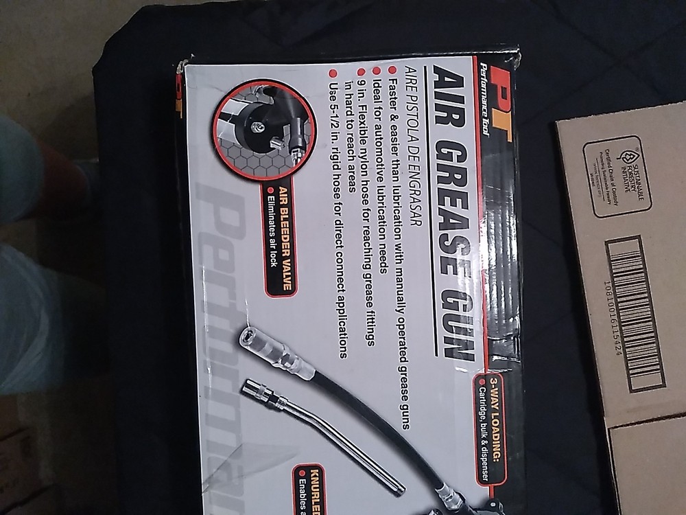 New Performance Tool Air Grease Gun