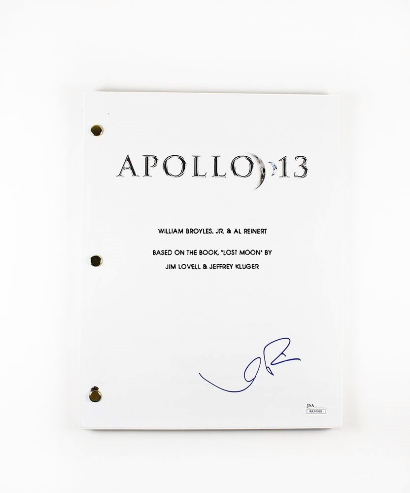Kevin Bacon Apollo 13 Script Hand Signed Autographed JSA COA