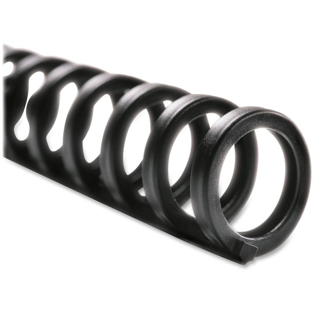 Proclick Black Binding Spines 25 Pack 45 Sheet Capacity Easy Edit Flexible Use