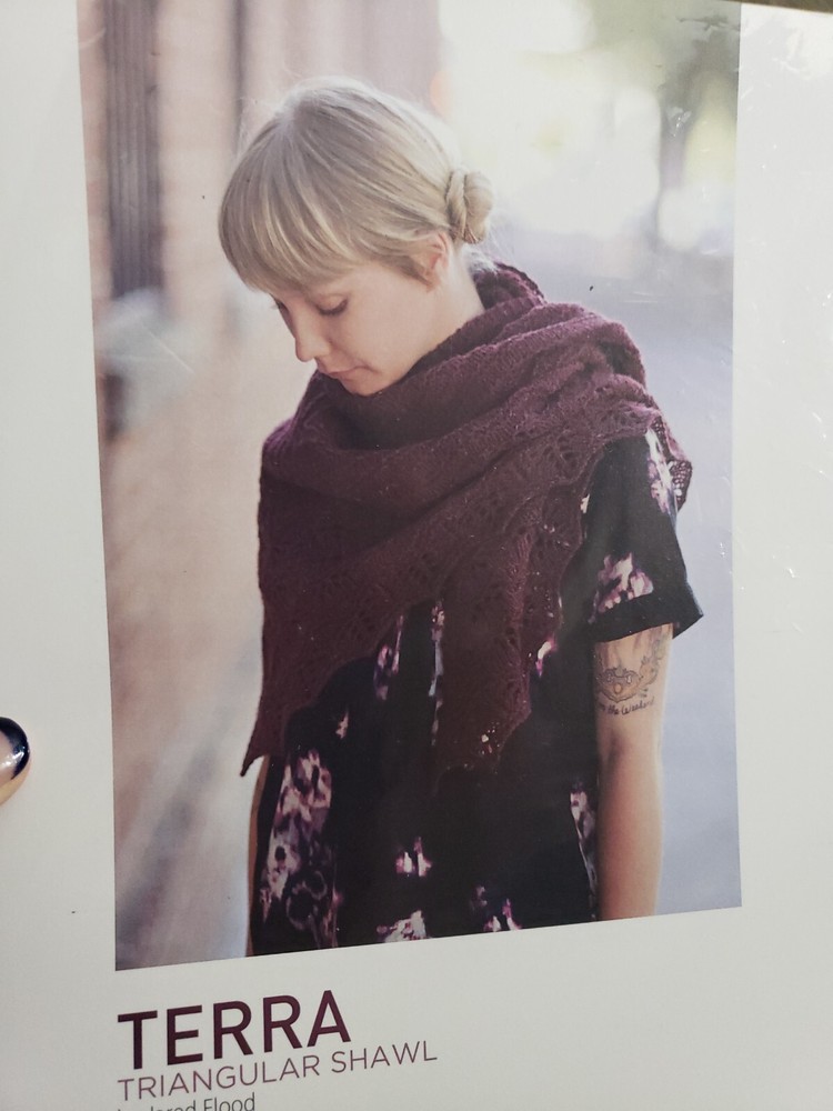 Terra Triangular Shawl by Jared Flood Knitting Pattern