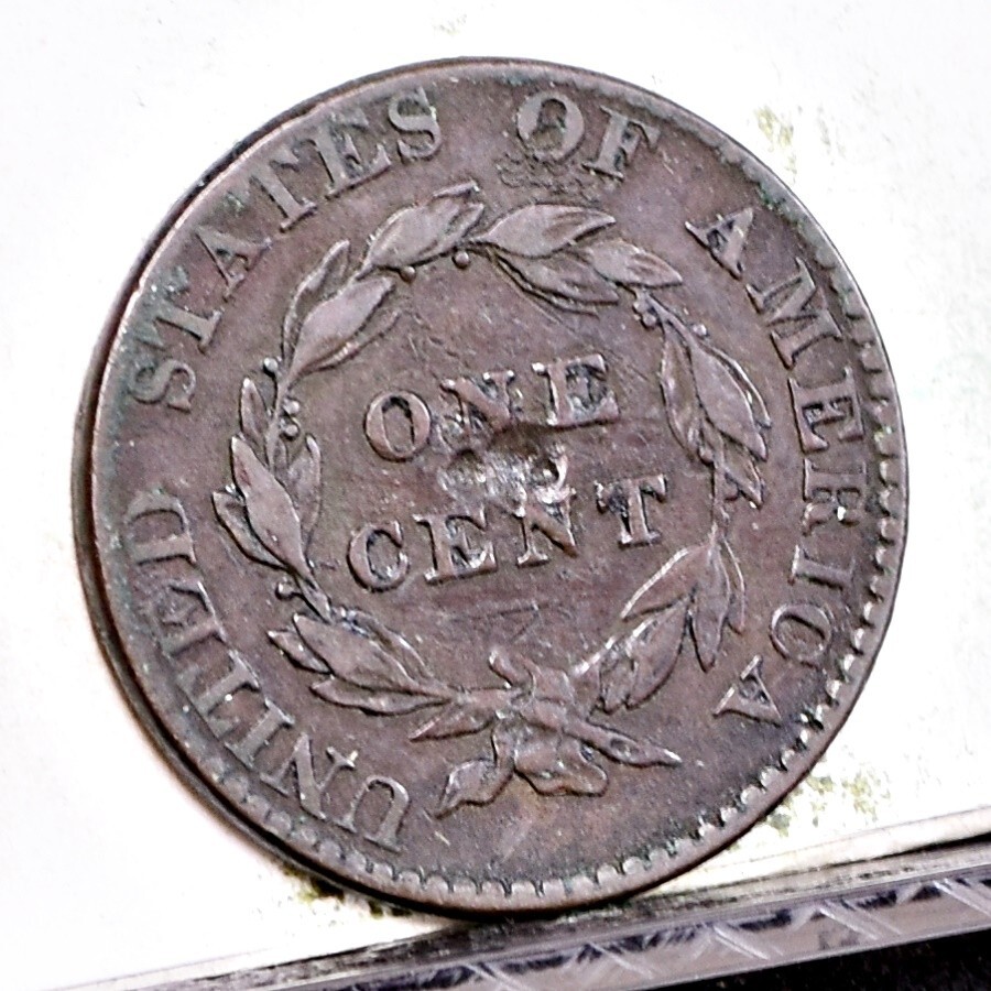 1822 Large Cent - VF Details, Surface Issues (56522-Z)