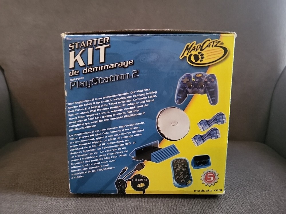 Mad Catz Playstation 2 Starter Kit PS2 🔥