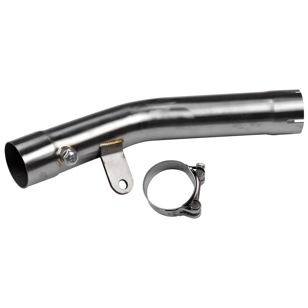 For Kawasaki Ninja ZX6R ZX636 2009-2022 Mid Exhaust Link Pipe Slip On Muffler