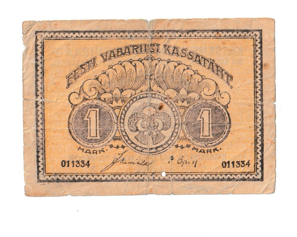 1 Marka Mark Estonia 1919
