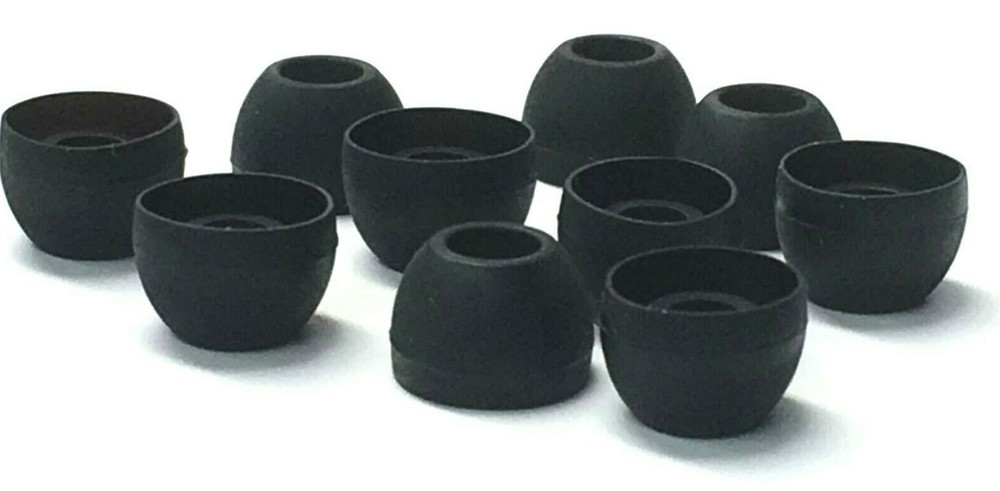10-Pack Replacement Earbud Rubber Plug Tips for JBL E15 E25BT Headphones