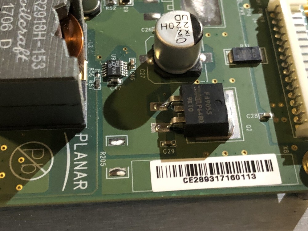 Planar Clarity Matrix LCD Interface Board for MX55HDXZ 55" Replacement - Tested