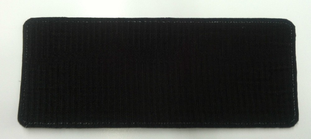FIRE POLICE EMB PATCH 10X4 AND 5X2 HOOK ON BACK RED