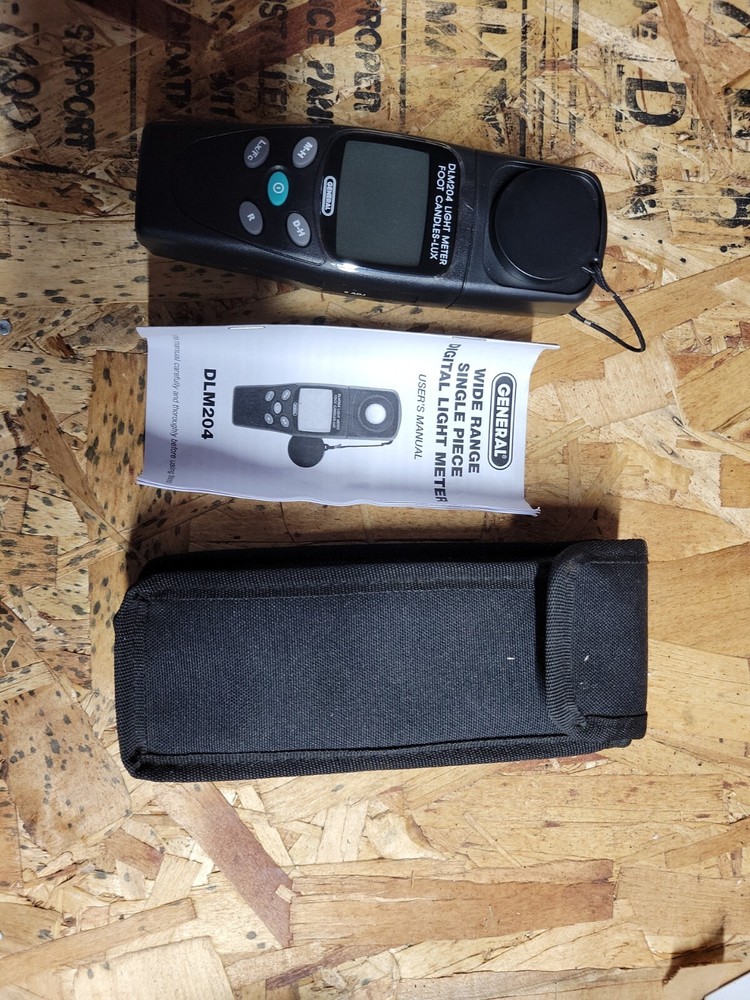 GENERAL TOOLS Wide Range Single Piece Digital Light Meter DLM-204
