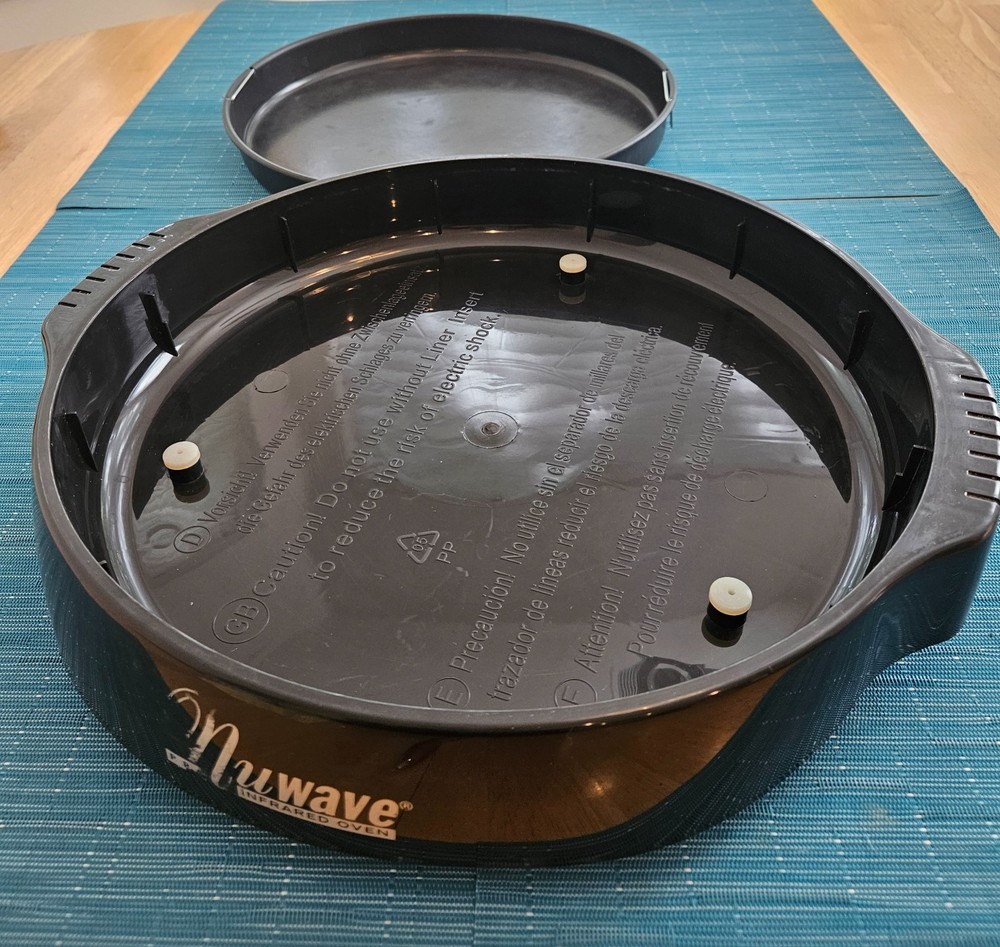 NuWave Pro Oven Replacement Bottom Base & Drip Pan ONLY ***GOOD*** see below